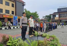 Apel Operasi Ketupat Mahakam 2026 Polresta Samarinda