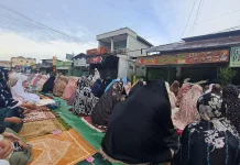 Ratusan Jemaah Ikuti Salat Id di Masjid Al-Mukarram Samarinda