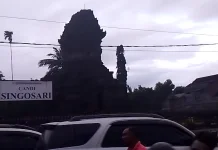 Candi Singosari Jadi Pilihan Wisata Warga  saat Musim  Libur