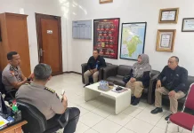 Silaturahmi Kepala RRI Samarinda bersama Humas Polda Kaltim