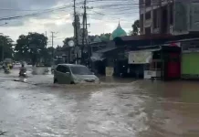 Macet dan Banjir usai Hujan di Kawasan Samarinda