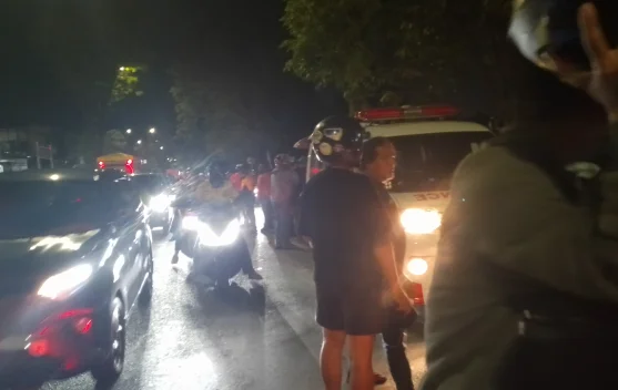 Kecelakaan di Jalan Slamet Riadi, Arus Lalu Lintas Sempat Tersendat