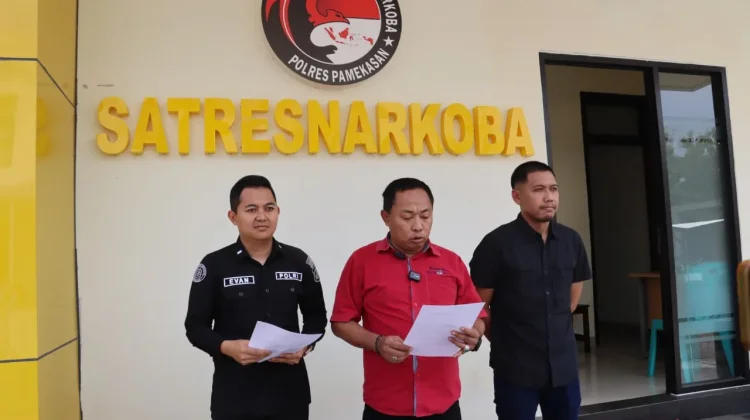 Pers Rilis DPO Pengedar Sabu di Pamekasan Berhasil Diringkus
