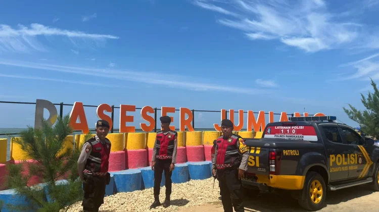 Polres Pamekasan Jaga Keamanan Wisatawan
