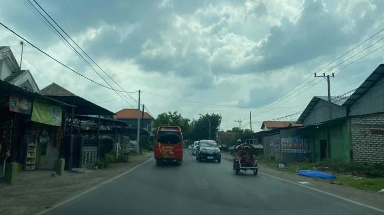 Kondisi Arus Lalin di Pasar Tumpah Madura