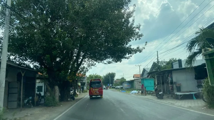 Kondisi Arus Lalin di Pasar Tumpah Madura