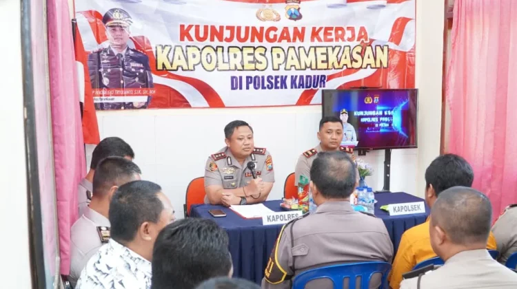 Potret Kunker Kapolres Pamekasan ke Polsek Jajaran
