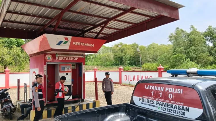 Polsek Jajaran Polres Pamekasan Intensifkan Patroli dan Pengawasan SPBU