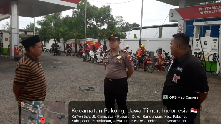 Polsek Jajaran Polres Pamekasan Intensifkan Patroli dan Pengawasan SPBU