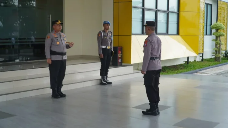Apel Gelar Pasukan Sabuk Kamtibmas Polres Pamekasan