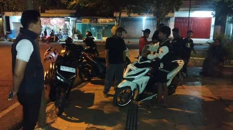 Polres Pamekasan Amankan Belasan Sepeda Motor Knalpot Brong
