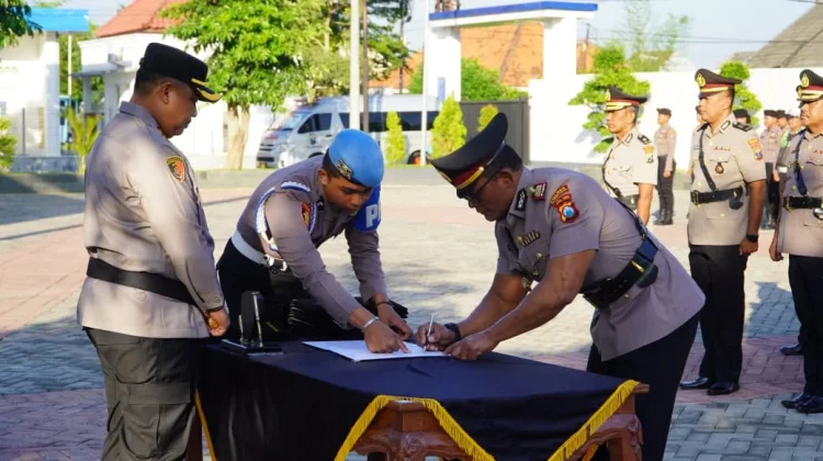 Serah Terima Jabatan di Polres Pamekasan