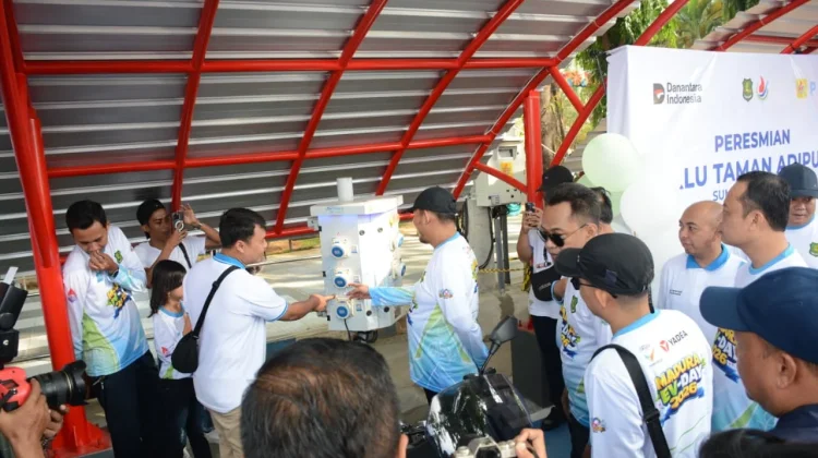 Peresmian SPKLU Taman Potre Koning di Sumenep