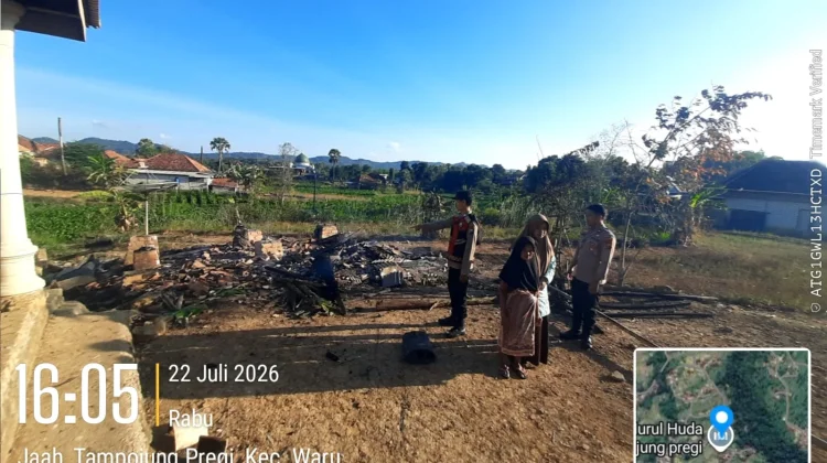 Kebakaran Hanguskan Bangunan Musala di Pamekasan