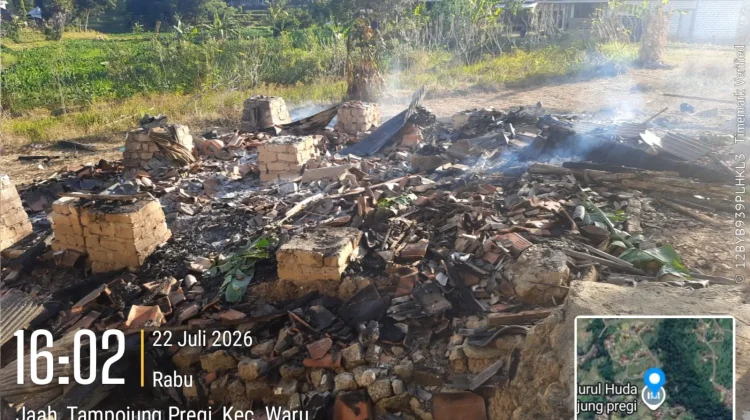 Kebakaran Hanguskan Bangunan Musala di Pamekasan