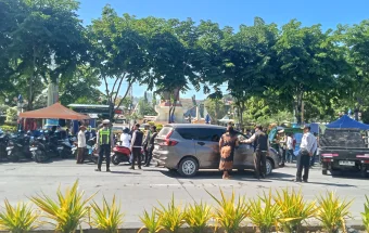 Razia Kendaran Bermotor di Sampang