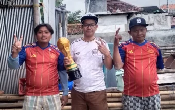 Euforia Kemenangan Spanyol di Pamekasan