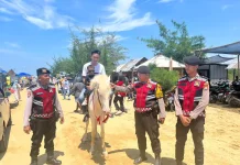 Polres Pamekasan Jaga Keamanan Wisatawan