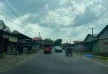 Kondisi Arus Lalin di Pasar Tumpah Madura