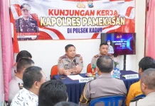 Potret Kunker Kapolres Pamekasan ke Polsek Jajaran