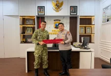 Kapolres Pamekasan dan Dandim 0826 Pererat Sinergitas