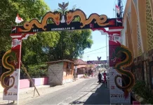 Semarak HUT RI, Warga Pamekasan Hias Kampung