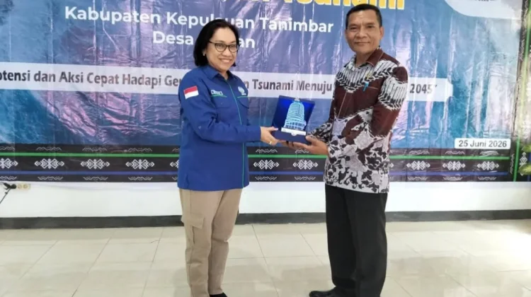Sekolah Lapang Gempa Bumi dan Tsunami (SLGT) Resmi di Buka Sekda Tanımbar