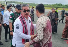 Bupati Tanimbar Sambut Gubernur  Forkopimda Provinsi Maluku Kunjungi Tanimbar