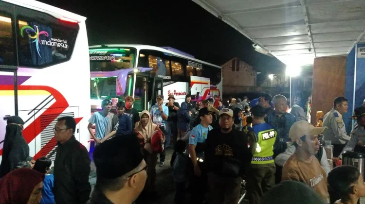 Ratusan Pemudik Gratis Asal Kabupaten Magelang Tiba di Kampung Halaman