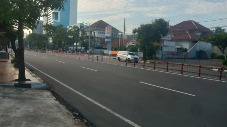 H-2 Lebaran, Jalan Protokol Semarang Tampak Lengang di Jam Sibuk