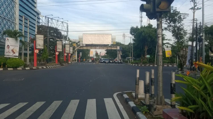 H-2 Lebaran, Jalan Protokol Semarang Tampak Lengang di Jam Sibuk