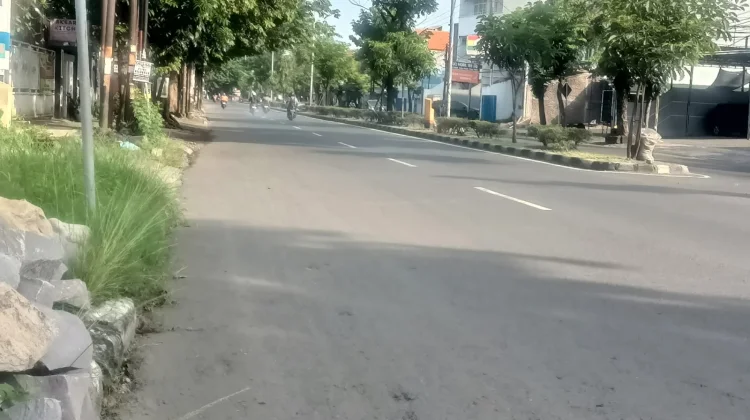 H-1 Lebaran, Sejumlah Ruas Jalan di Kota Semarang Tampak Sepi
