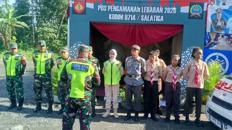 Kodim 0714 Salatiga Siagakan 2 Pos Pengamanan Lebaran 2026