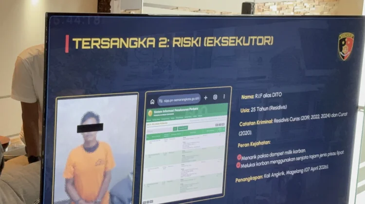 Polisi Amankan Dua Begal Sadis di Jalan Halmahera Semarang