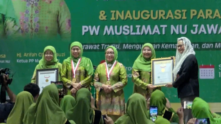 Dua Rekor Sekaligus, Muslimat NU Ukir Prestasi di MURI