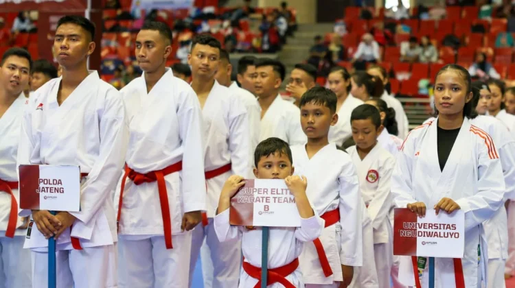 Kejurnas Karate Piala Wira Adhyaksa Dibuka, Jadi Ajang Tempa Mental Atlet