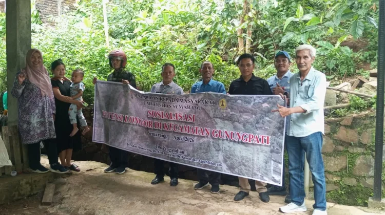 Antisipasi Potensi Bencana Tanah Longsor, Universitas Semarang Edukasi Warga