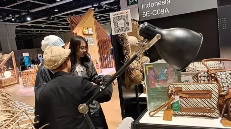 UMKM Kampoeng Anyaman Kebumen Tembus Pameran Internasional di Hong Kong