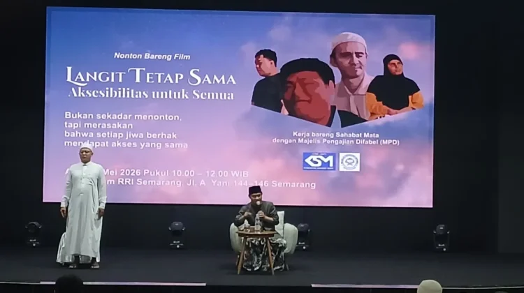 Pengajian Difabel dan Nobar di RRI Semarang