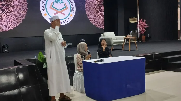 Pengajian Difabel dan Nobar di RRI Semarang