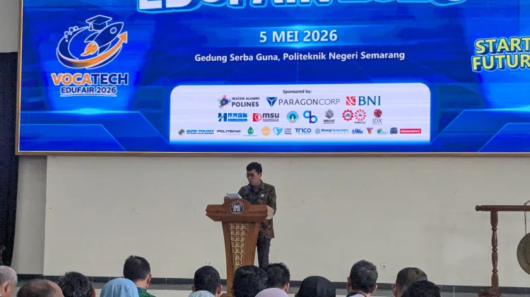 Polines Kenalkan Dunia Vokasi ke Ribuan Pelajar Lewat Vocatech Edufair 2026