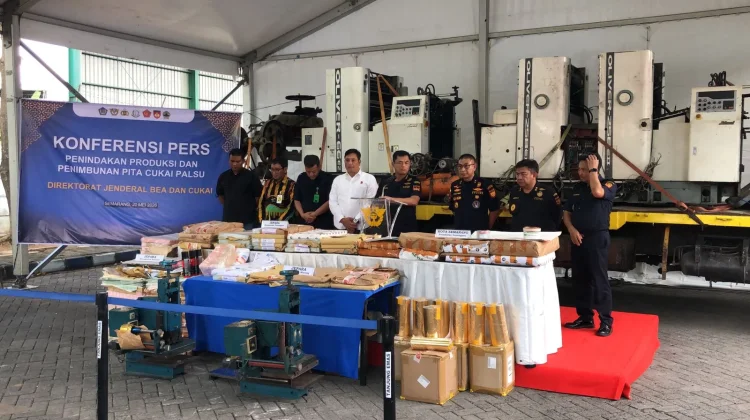 Bea Cukai Bongkar Praktek Produksi dan Distribusi Cukai Ilegal