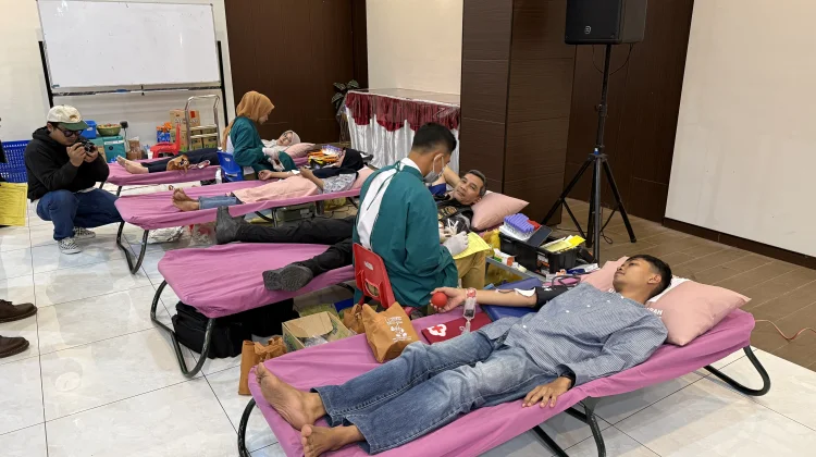 Peduli Kemanusiaan, Harley Davidson Club Indonesia Donor Darah di PMI Semarang