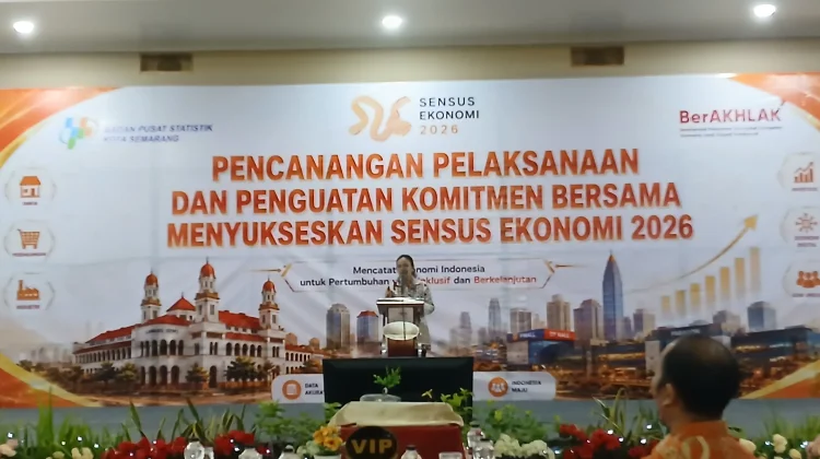BPS Kota Semarang Canangkan Pelaksanaan Sensus Ekonomi 2026