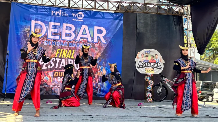 Jathilan hingga Tari Semarangan Sambut Final Piala Dunia di RRI Semarang