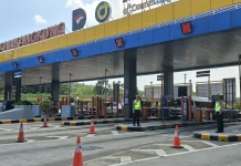 Pemudik Masuk Semarang Mulai Mendominasi di GT Kalikangkung
