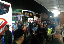 Ratusan Pemudik Gratis Asal Kabupaten Magelang Tiba di Kampung Halaman
