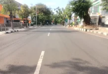 H-1 Lebaran, Sejumlah Ruas Jalan di Kota Semarang Tampak Sepi
