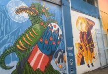 Puluhan Seniman Mural Tuangkan Ekspresi di Tembok Kampung Petemesan Semarang