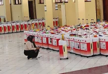 Jelang Keberangkatan, Ribuan Koper Jemaah Haji Rembang Dikumpulkan